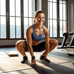 **

A modern gym in Istanbul, Turkey. A smiling, confident personal trainer is working with a client on proper squat form. Sunlight streams through the large windows, illuminating the fitness equipment. Focus on the trainer's encouraging expression and the client's determined posture. The scene emphasizes health, fitness, and the rewarding aspects of a personal training career.

**