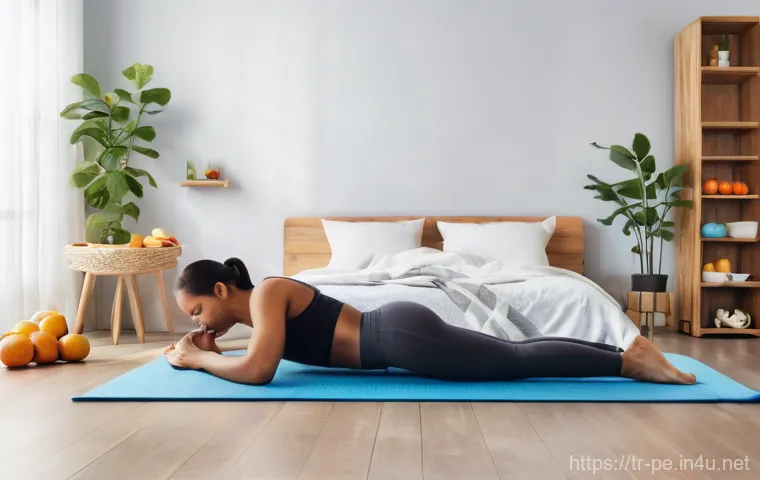 운동과 면역체계 관계 - **Prompt:** A split-image or transitional scene depicting the journey from stress to calm through ex... 운동과 면역체계 관계 - **Prompt:** A split-image or transitional scene depicting the journey from stress to calm through ex...